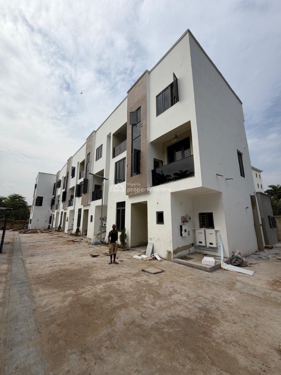 Standard and Solar Paneled 4 Bedroom Terrace Duplex, Garki 2, Garki, Abuja, Terraced Duplex for Sale