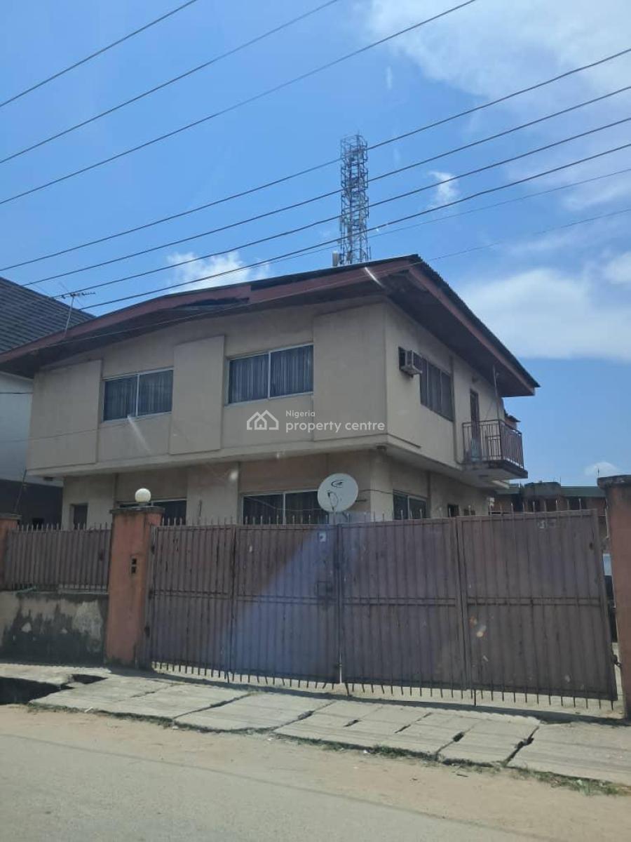 4 Bedroom Detached Duplex with 3 Bedrooms B.q at The Back, 44 Thomas Animashaun Street, Aguda, Surulere, Lagos, Detached Duplex for Sale