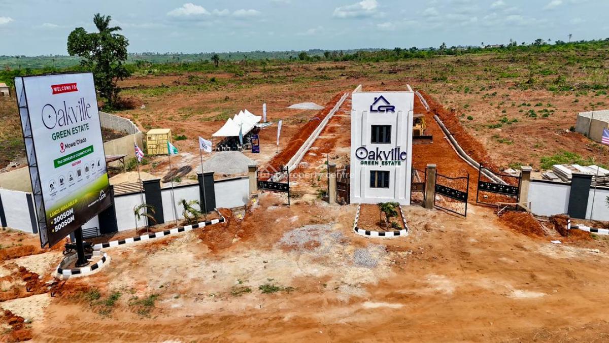 Affordable Plots of Residential Estate Land, Oak Ville Estate, Mowe Town, Ogun, Residential Land for Sale