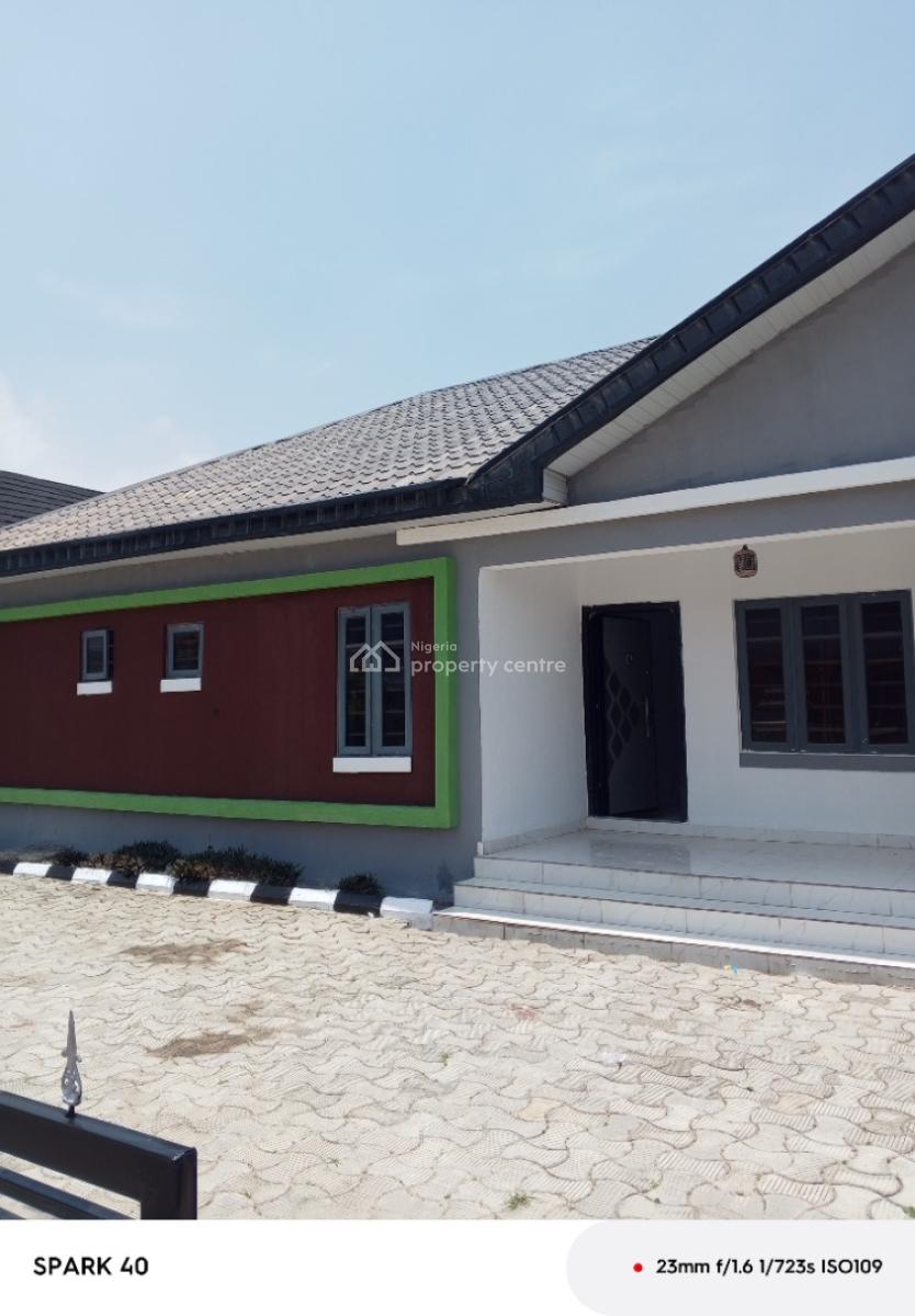 Sharp Luxury 3bedroom Bungalow in a Secured Estate, Peak Park Estate Oribanwa Phase 2, Oribanwa, Ibeju Lekki, Lagos, Semi-detached Bungalow for Rent