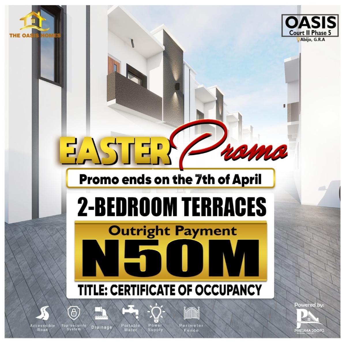 Oasis Court Ii Phase5, Oasis Court Ii Phase5,gra, Abijo, Lekki, Lagos, Terraced Duplex for Sale