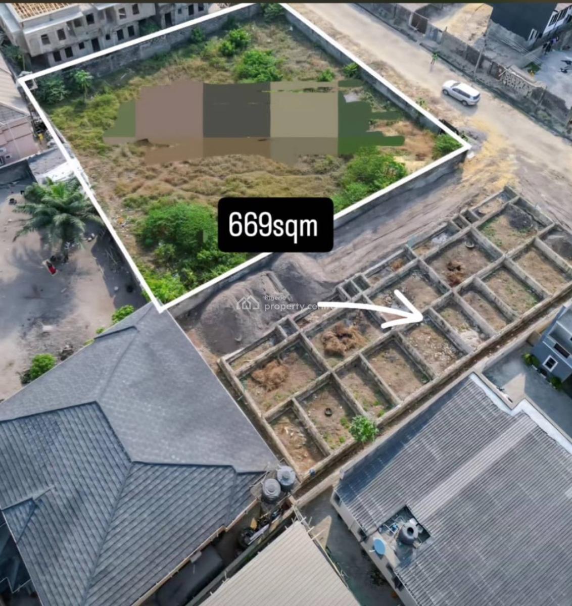 669 Sqm of Land, Orchid Road, Lekki Phase 2, Lekki, Lagos, Residential Land for Sale