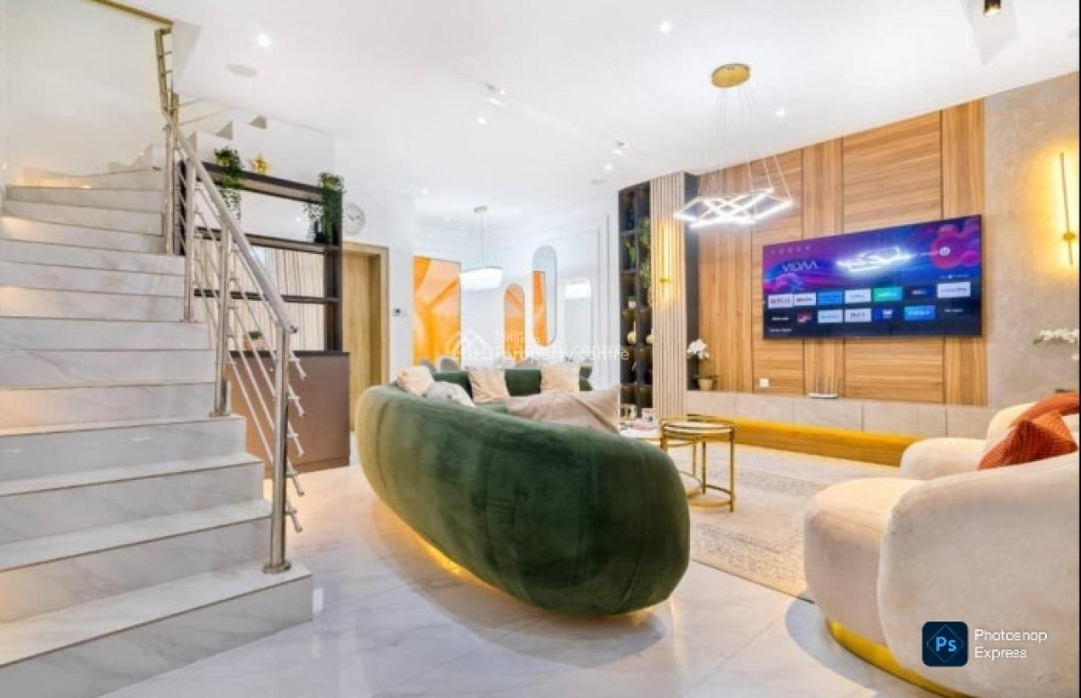 Furnished Premium 4-bed with Bq, Nike Art Gallery, Ikate Elegushi, Lekki, Lagos, Terraced Duplex for Rent