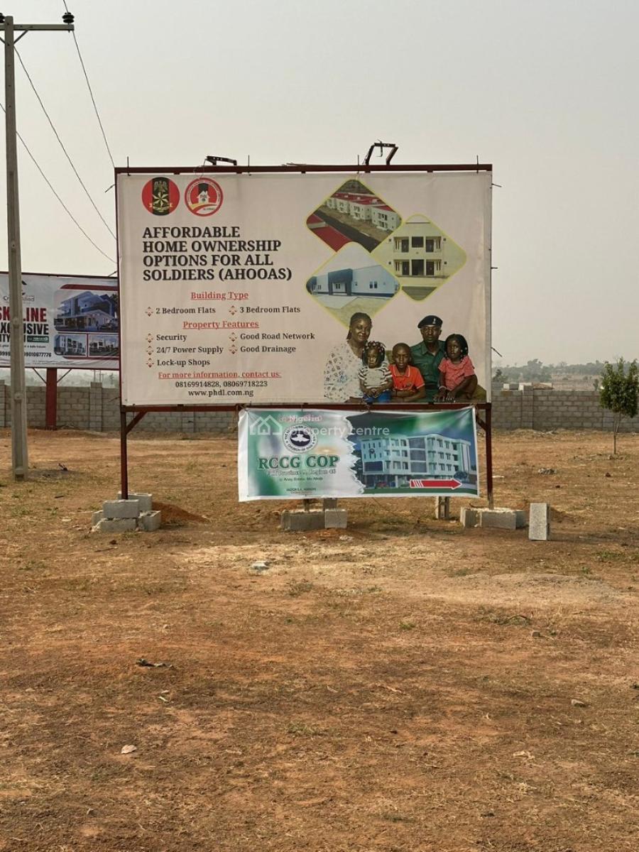 Premium 2-bedroom Ground Floor Maisonette -- Army Estate, Idu, Army Estate (ahooas Phase 1), Idu, Abuja, Fct. Flat a, Block 8, Lane 1, Idu Industrial, Abuja, Block of Flats for Sale