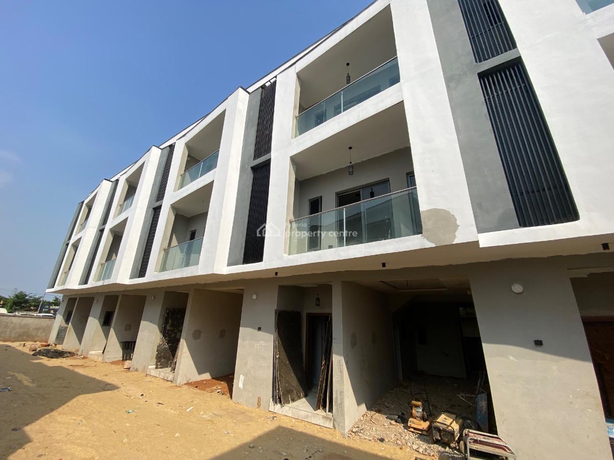Newly Built 4 Bedroom Terraced Duplex in a Serene Estate, Ogudu Phase 2, Gra, Ogudu, Lagos, Terraced Duplex for Sale