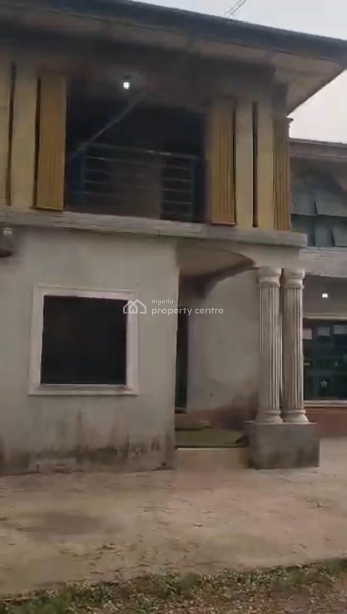 Solidly Built 5 Bedroom Duplex with Two Rooms Bq and a Deck Ocean View, Ibeshe, Ikorodu, Lagos, Detached Duplex for Sale