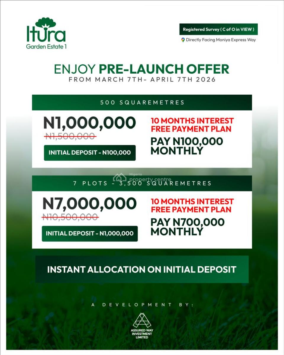 a New Standard for Affordable, Structured Land Ownership, Moniya Expressway, Ibadan, Oyo, Mixed-use Land for Sale