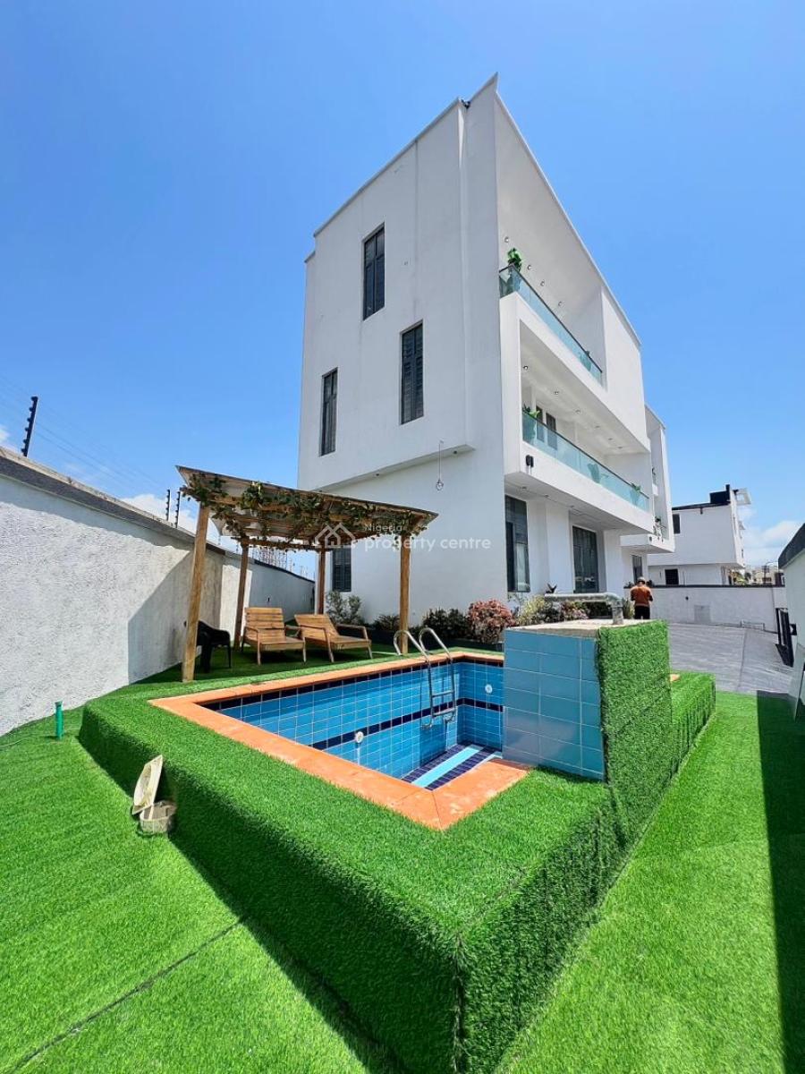 Luxury & Spacious 5-bedroom Fully Detached House + Bq, Chevron, Lekki, Lagos, Detached Duplex for Sale