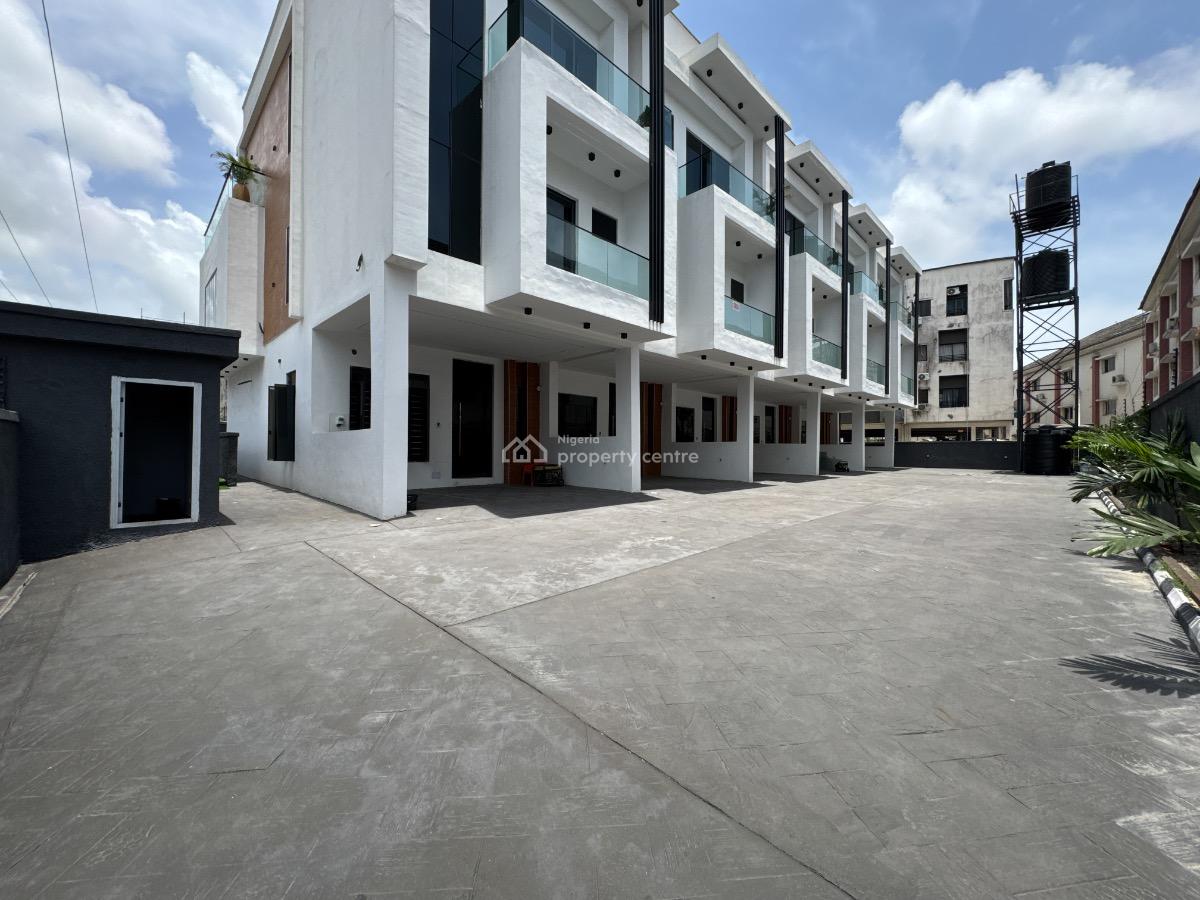 Four Bedrooms Terraced Duplex + Bq, Osapa, Lekki, Lagos, Terraced Duplex for Sale