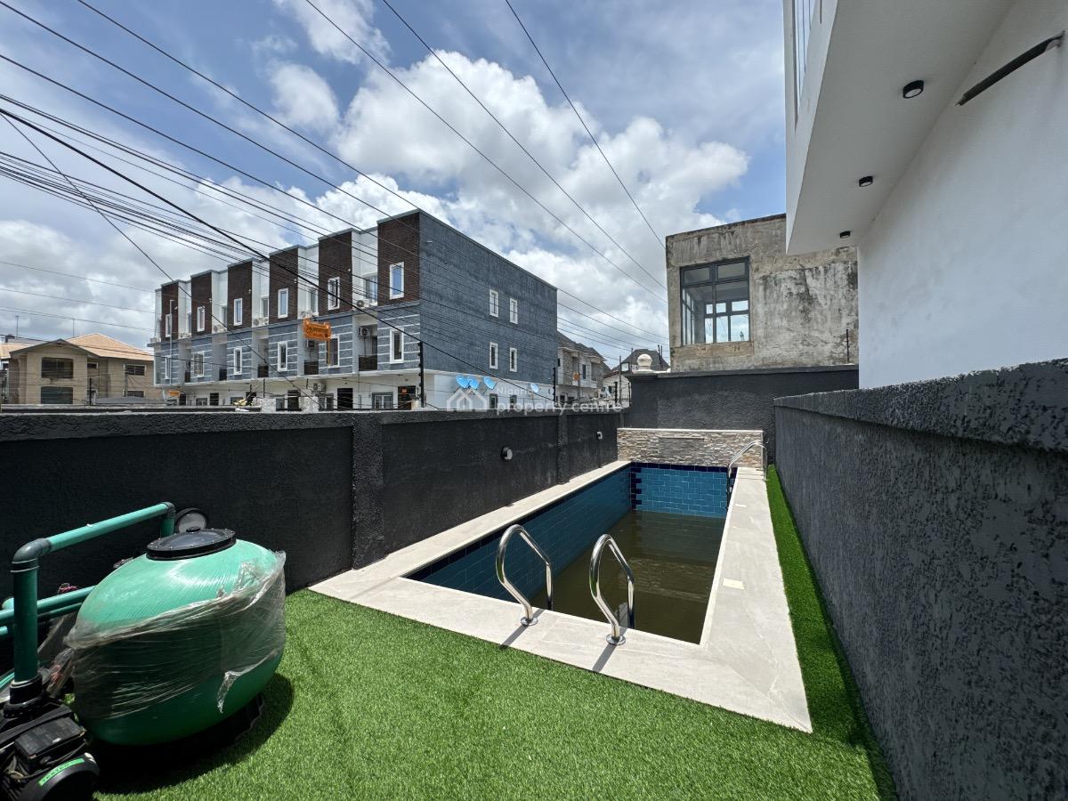 Four Bedrooms Terraced Duplex + Bq, Osapa, Lekki, Lagos, Terraced Duplex for Sale