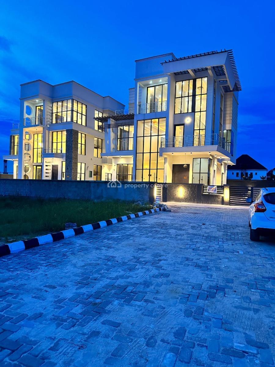 Luxury New 4 Bedroom Detached Glass House, Orchid, Lekki Phase 2, Lekki, Lagos, Detached Duplex for Sale
