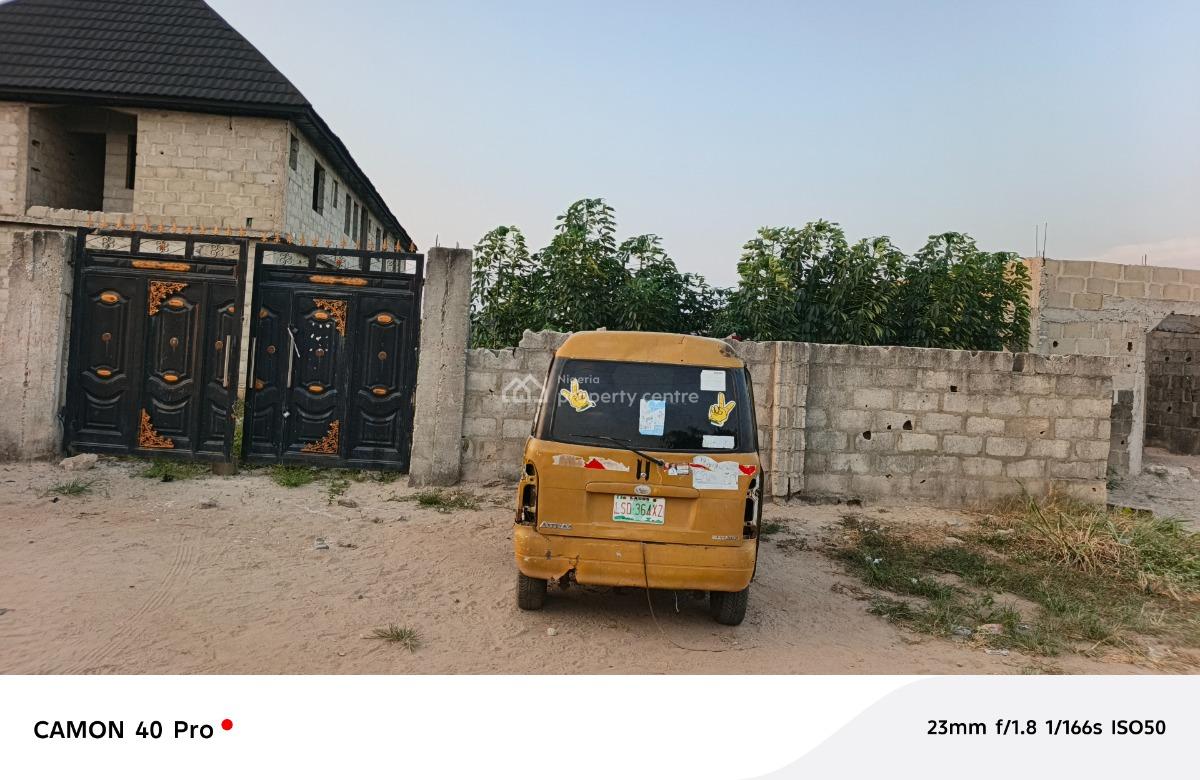 Half Plot of Level Dry Fence Land, Close Main Road, Offin, Igbogbo, Ikorodu, Lagos, Residential Land for Sale