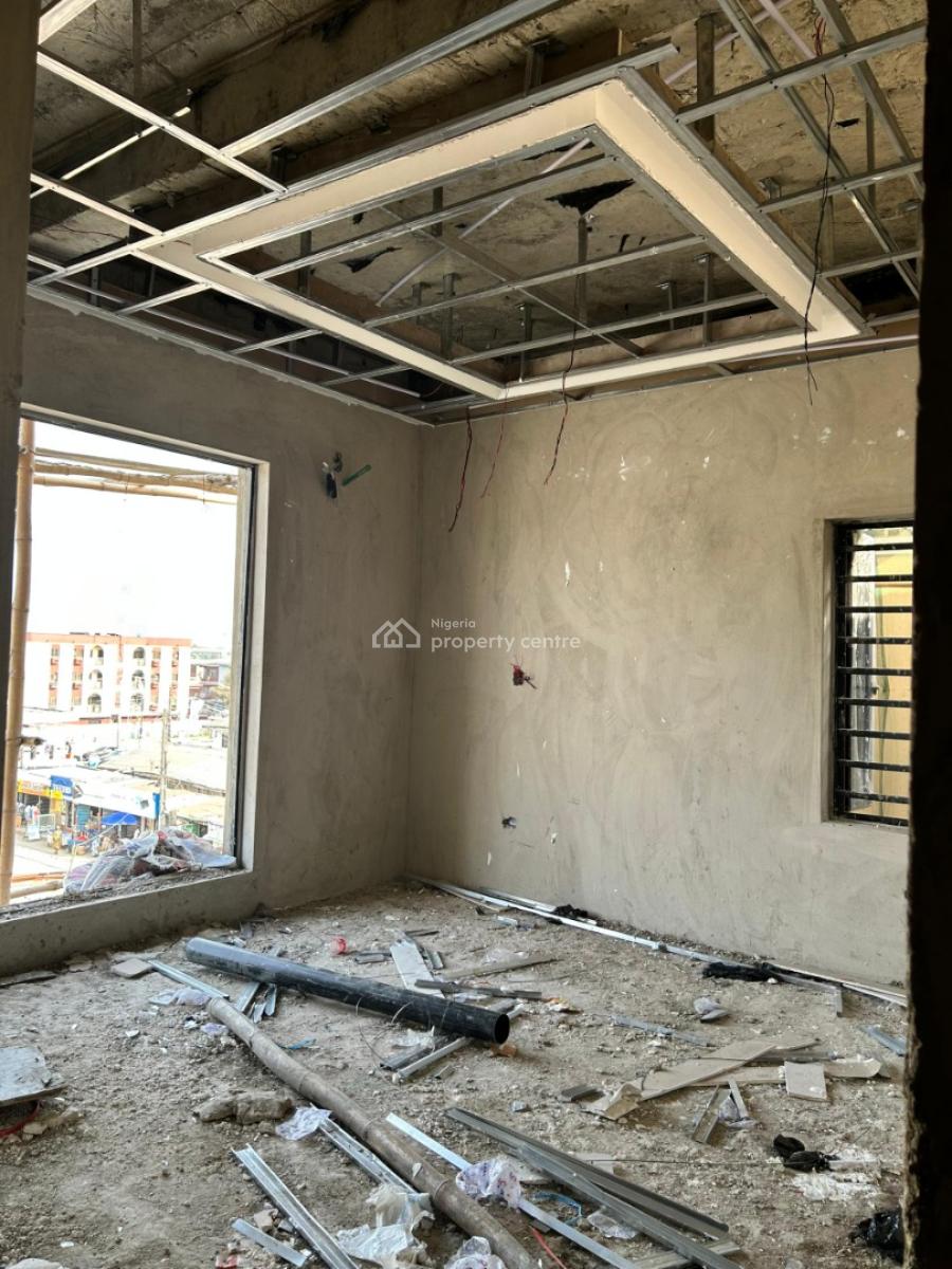 Premium High-income Studio Apartment + Solar, Rooftop Lounge & Laundry, University of Lagos, Akoka, Yaba, Lagos, Self Contain (single Rooms) for Sale