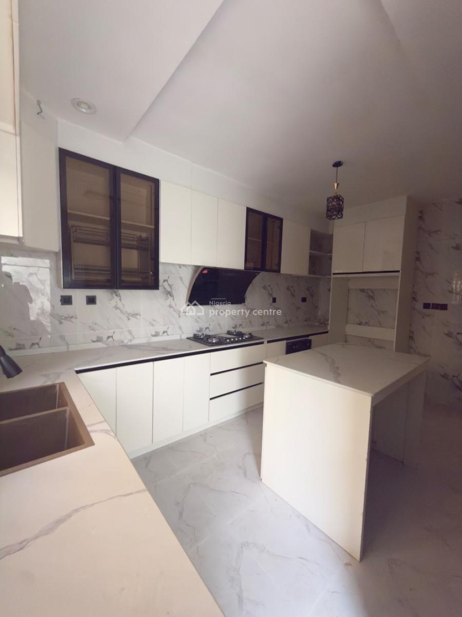 Exquisite 4 Bedroom Terrace Duplex with Bq and Private Backyard, Opposite Games Village, Kukwaba, Abuja, Terraced Duplex for Rent