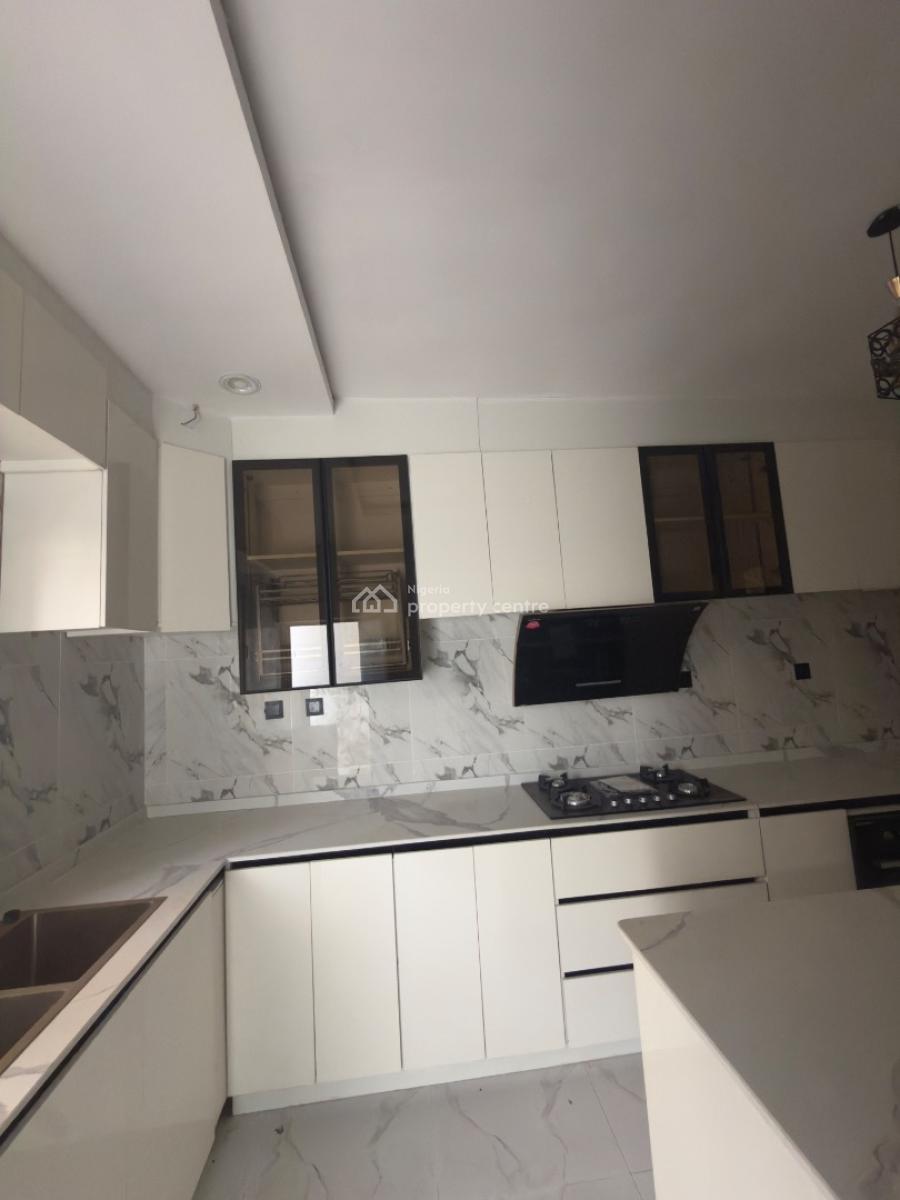 Exquisite 4 Bedroom Terrace Duplex with Bq and Private Backyard, Opposite Games Village, Kukwaba, Abuja, Terraced Duplex for Rent