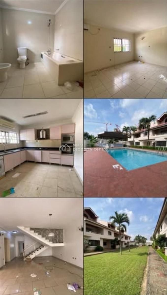 Luxury 4 Bedrooms Terrace Duplex with Swimming Pool and Gym, Alexander Road, Ikoyi, Lagos, Terraced Duplex for Rent
