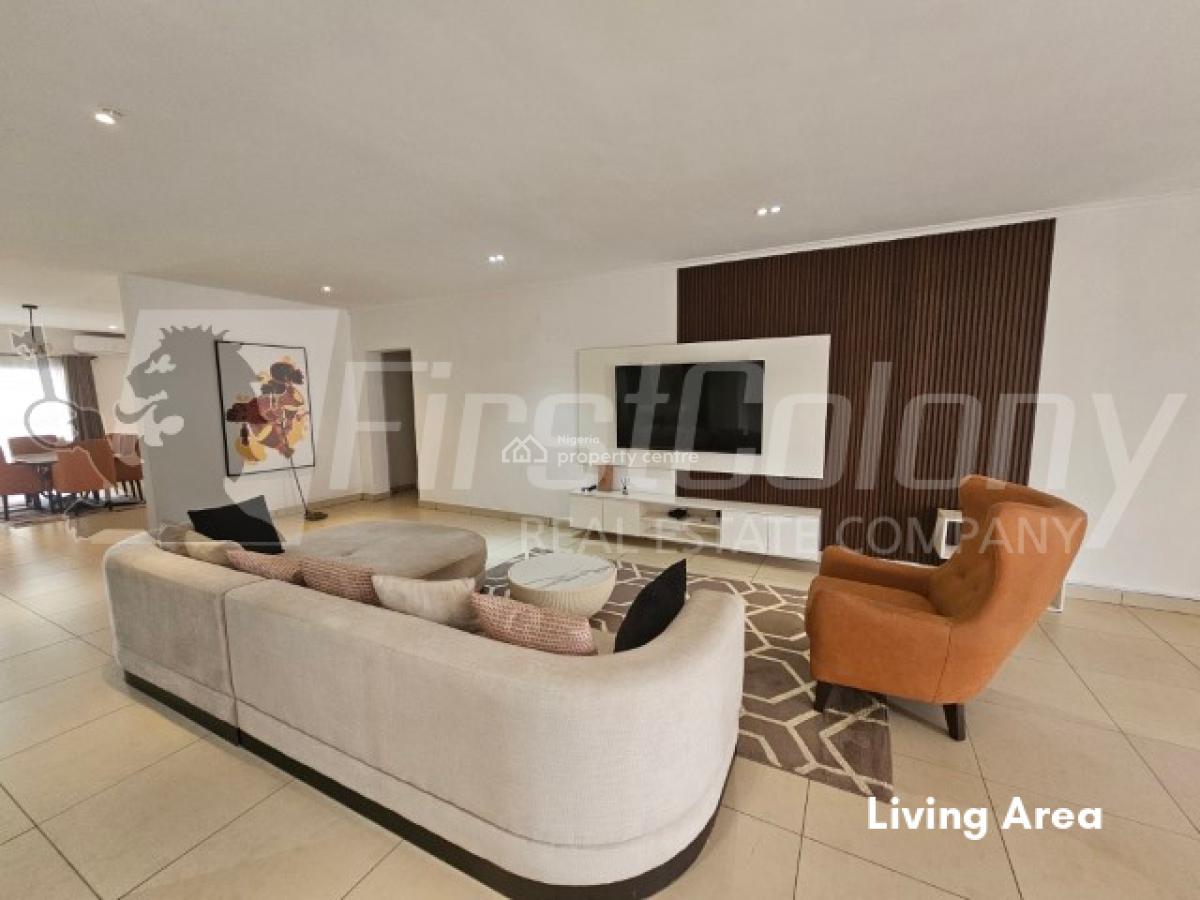 Furnished 3 Bedroom Luxury Apartment with Excellent Facilities, Old Ikoyi, Ikoyi, Lagos, Flat / Apartment for Rent