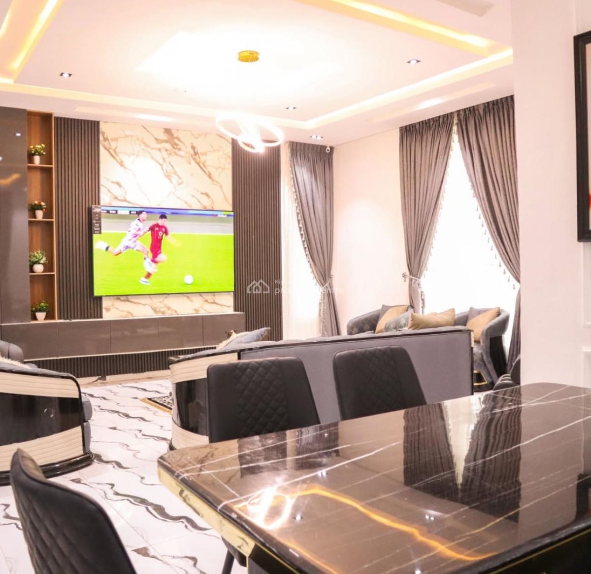 4 Bedroom Apartment, Ajah, Lagos, Semi-detached Duplex Short Let