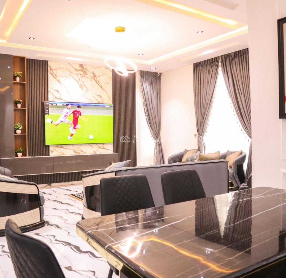 4 Bedroom Apartment, Ajah, Lagos, Semi-detached Duplex Short Let