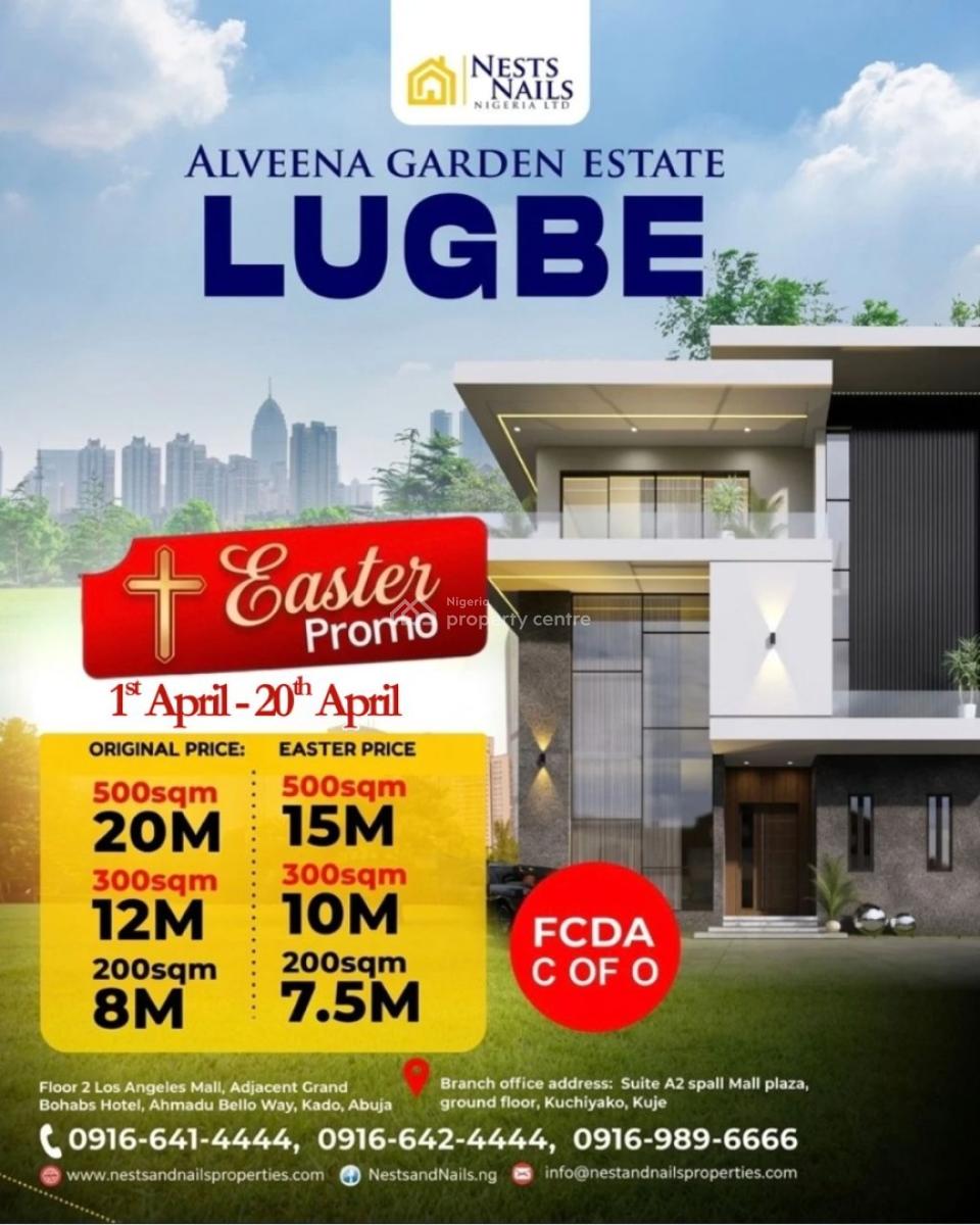 Land, Alveena Garden Estate , Via T-pumpy Academy, Lugbe District, Abuja, Residential Land for Sale