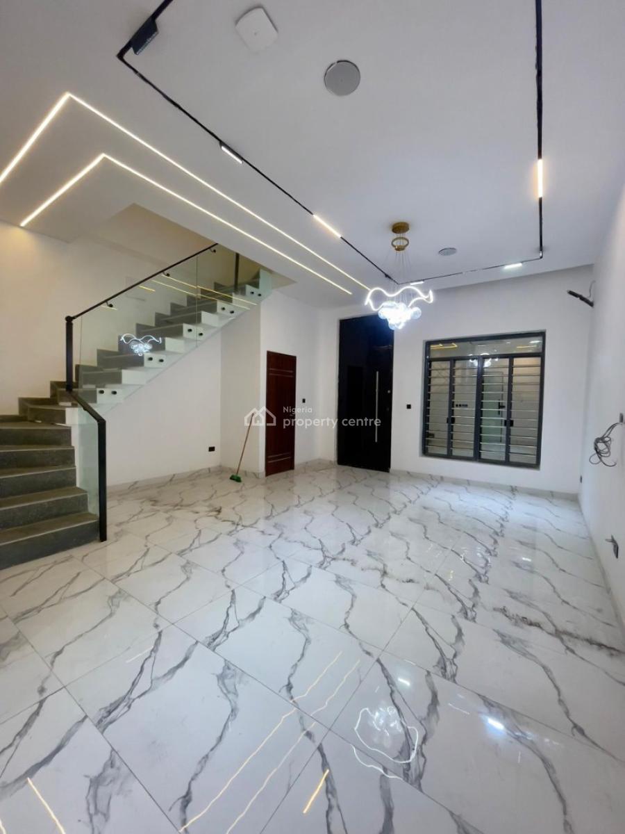 Family Friendly Smart 4 Bedroom Rooftop Terrace at Osapa, 7 Minutes Drive to Lekki Conservation Centre, Osapa, Lekki, Lagos, House for Sale