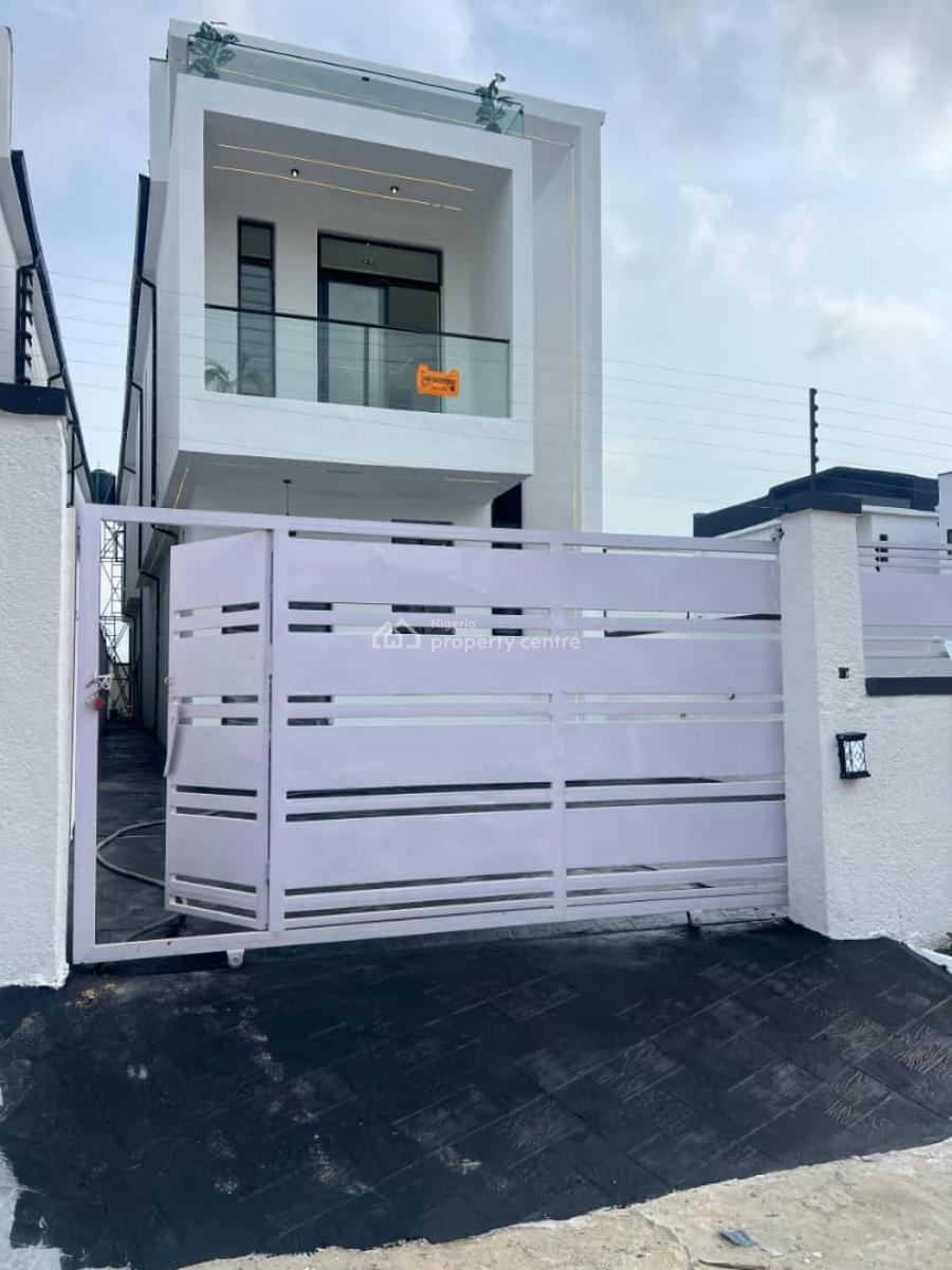 Self Serviced 5 Bedroom Fully Detached Duplex with Swimming Pool and Bq, By Sky Mall, Sangotedo, Ajah, Lagos, Detached Duplex for Sale