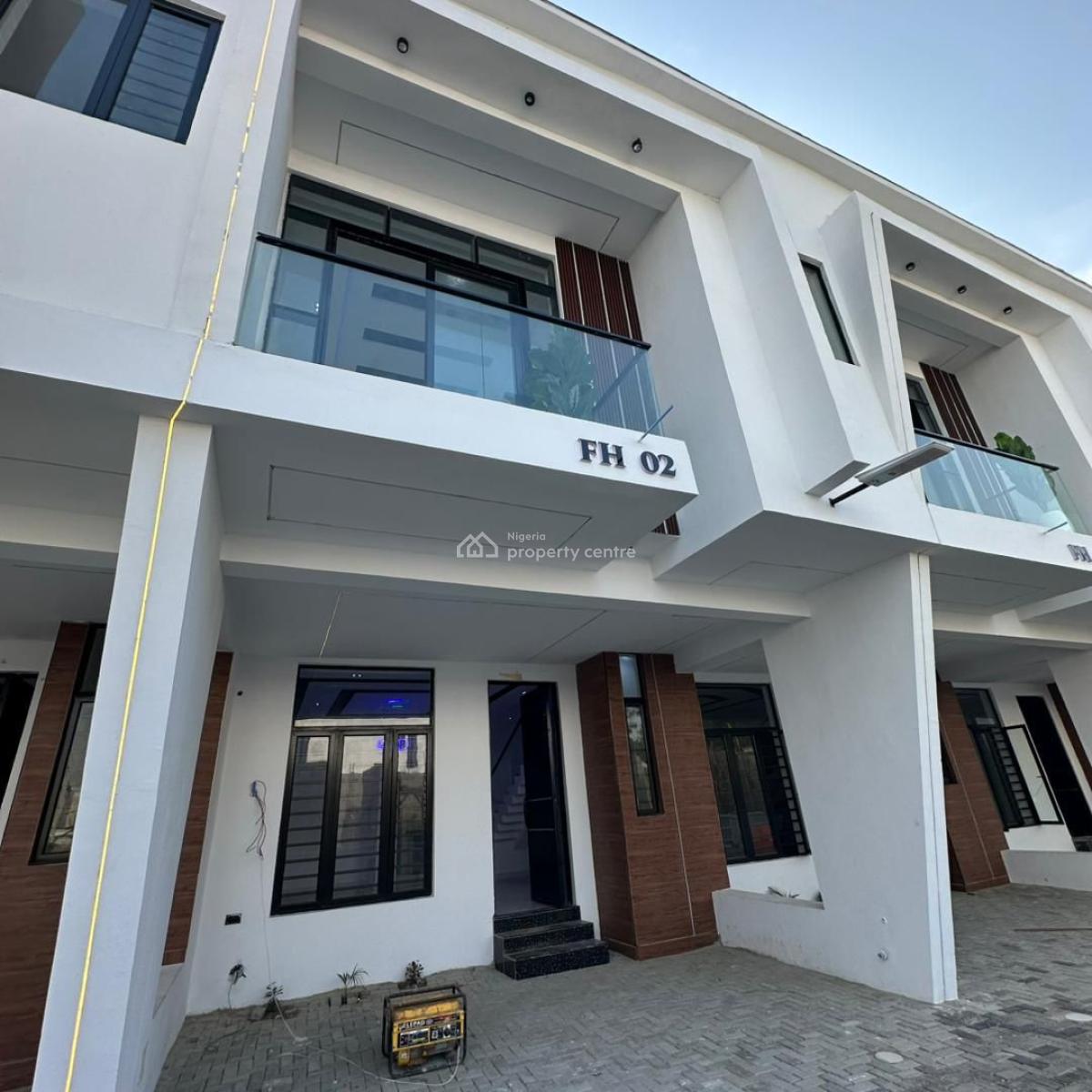 Mortgage Payment Available on This 4 Bedroom Terrace Duplex with Bq, Ikota, Lekki, Lagos, Terraced Duplex for Sale