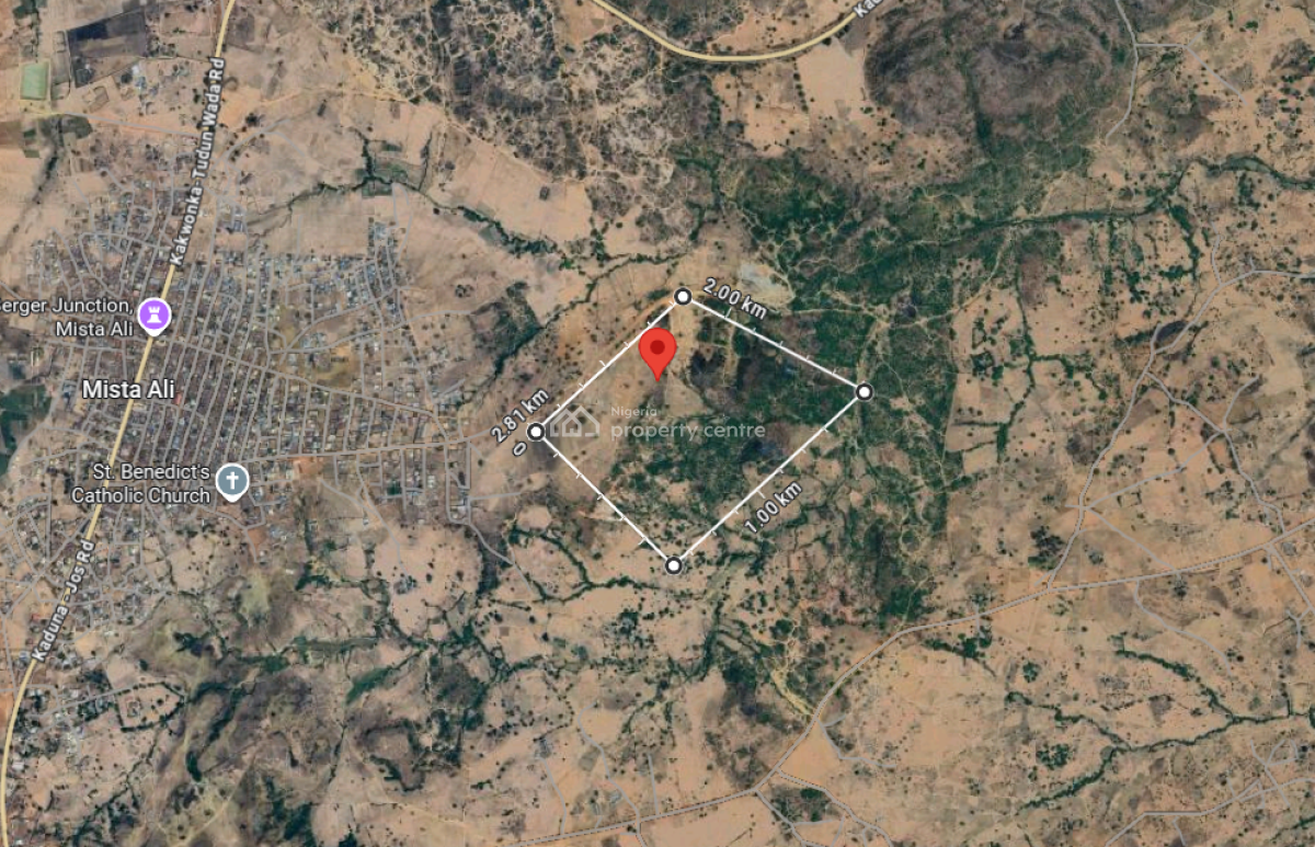 48.34 Hectares Bareland, Mista-ali, Jos North, Plateau, Land for Sale