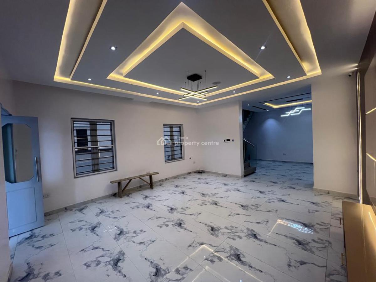 a Newly Built, Luxury 5 Bedroom Fully Detached Duplex, with 2 Room Bq, Chevron, Lekki, Lagos, Detached Duplex for Sale