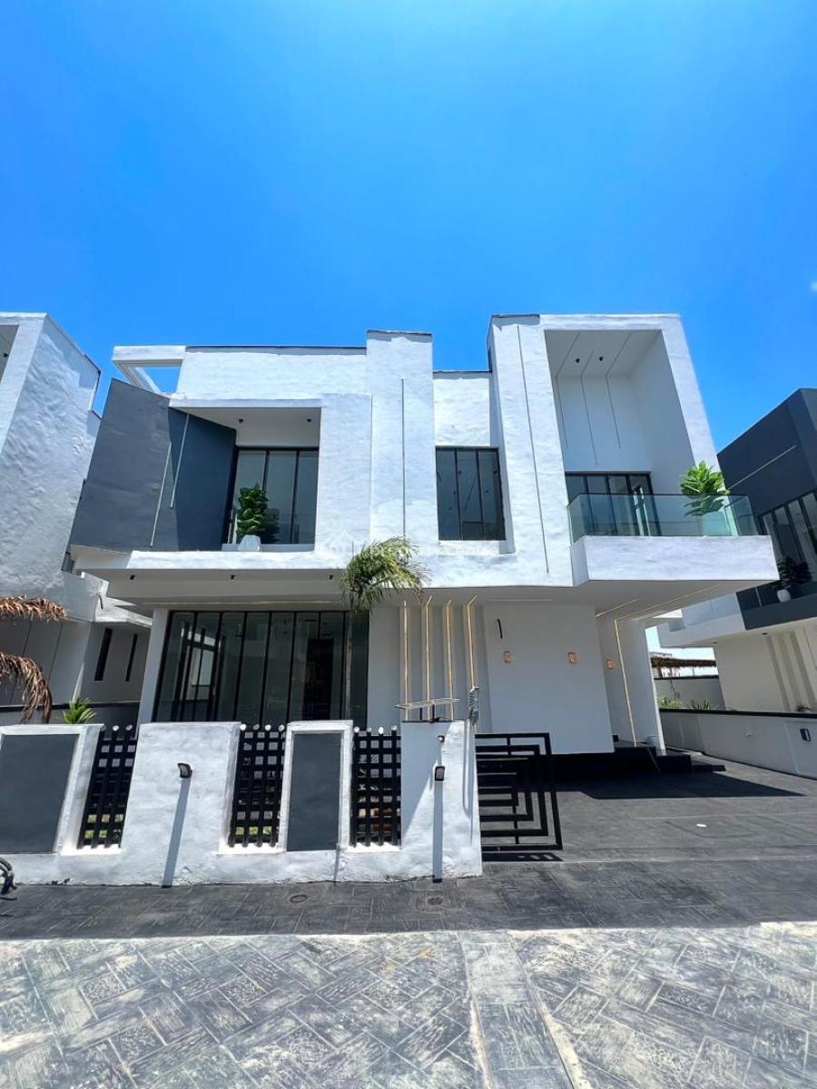 Contemporary 5-bedroom Fully Detached House + Bq, Chevron, Lekki, Lagos, Detached Duplex for Sale