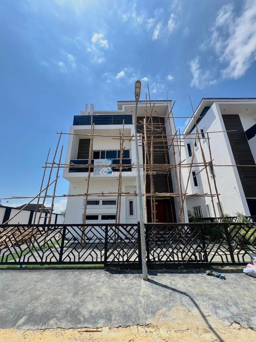 Elegant 5-bedroom Fully Detached House + Bq & Swimming Pool, Chevron Alternative Drive, Lekki, Lagos, Detached Duplex for Sale