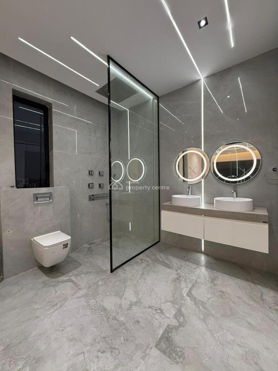 Contemporary Designed 5 Bedroom with Bq All En-suite Spacious Room, Ikate, Lekki, Lagos, Detached Duplex for Sale