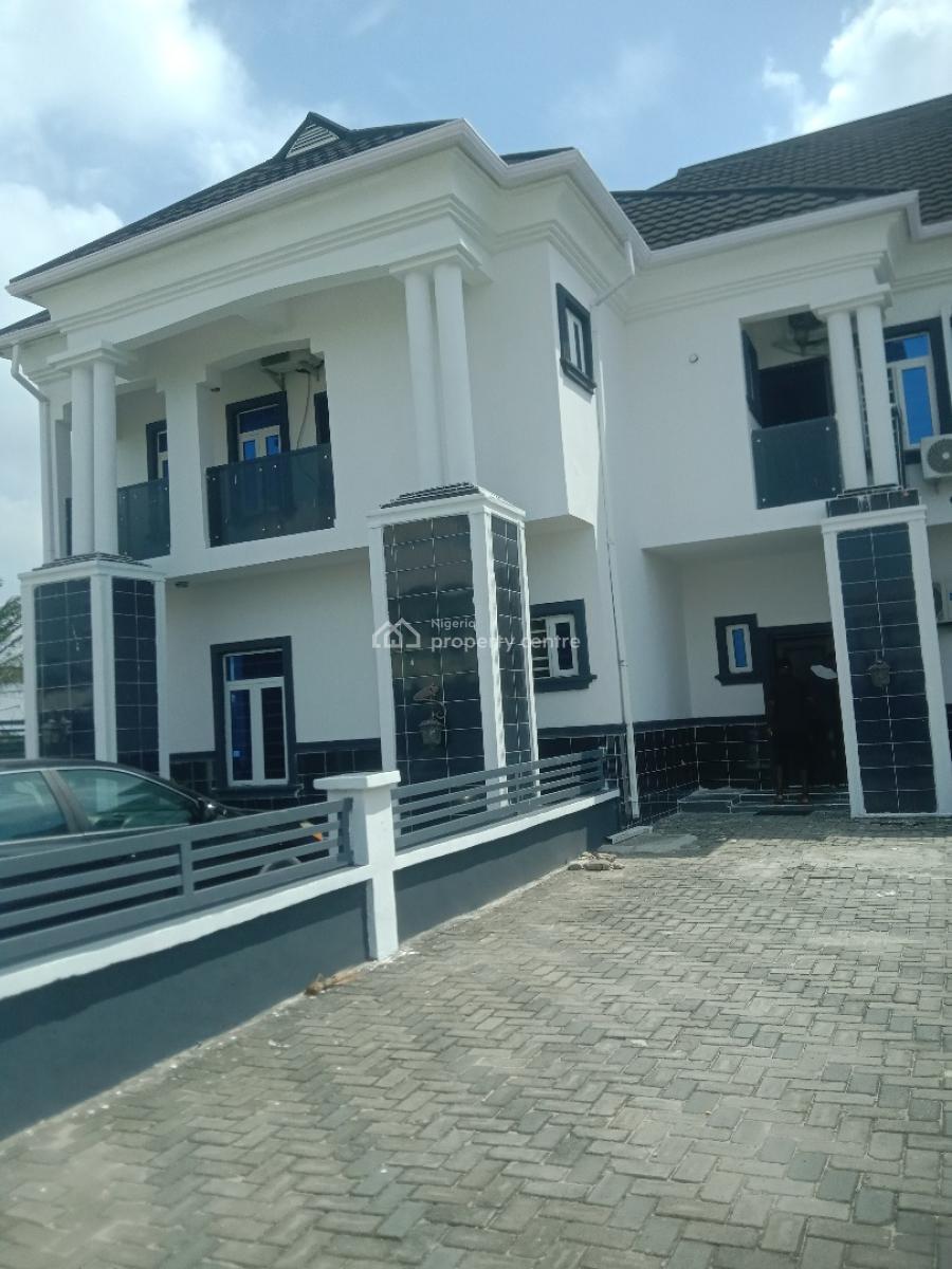 Best Package, 4 Bedroom Self Compound Terraced Duplex 24 Hours Power Supply, Inside Beechwood Estate, Imalete Alafia, Ibeju Lekki, Lagos, Terraced Duplex for Rent
