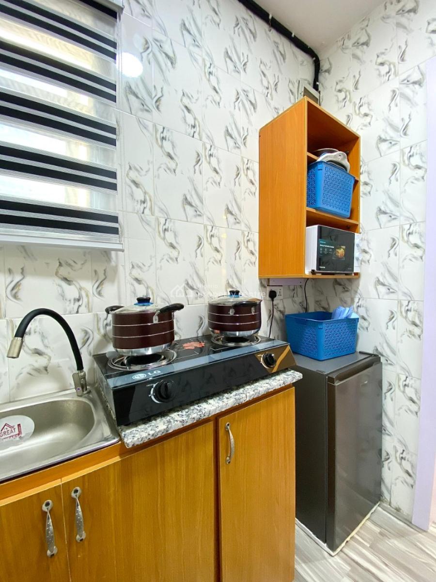 Luxury 1 Bedroom Apartment with Housekeeping and 24hours Power Supply, Refrigerator, Netflix, Yaba, Lagos, Flat / Apartment Short Let