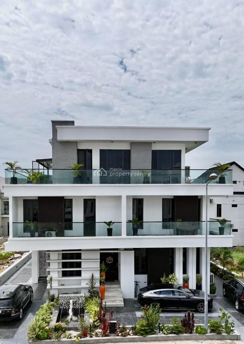 Magnificently Designed with a B Q, Ikate, Lekki, Lagos, Detached Duplex for Rent