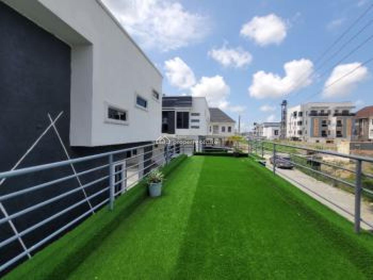 Nicely Buit Serviced 4 Bedroom Terraced Duplex in a Secure Estate, Lekki Palm City Estate, Ajah, Lagos, Terraced Duplex for Rent