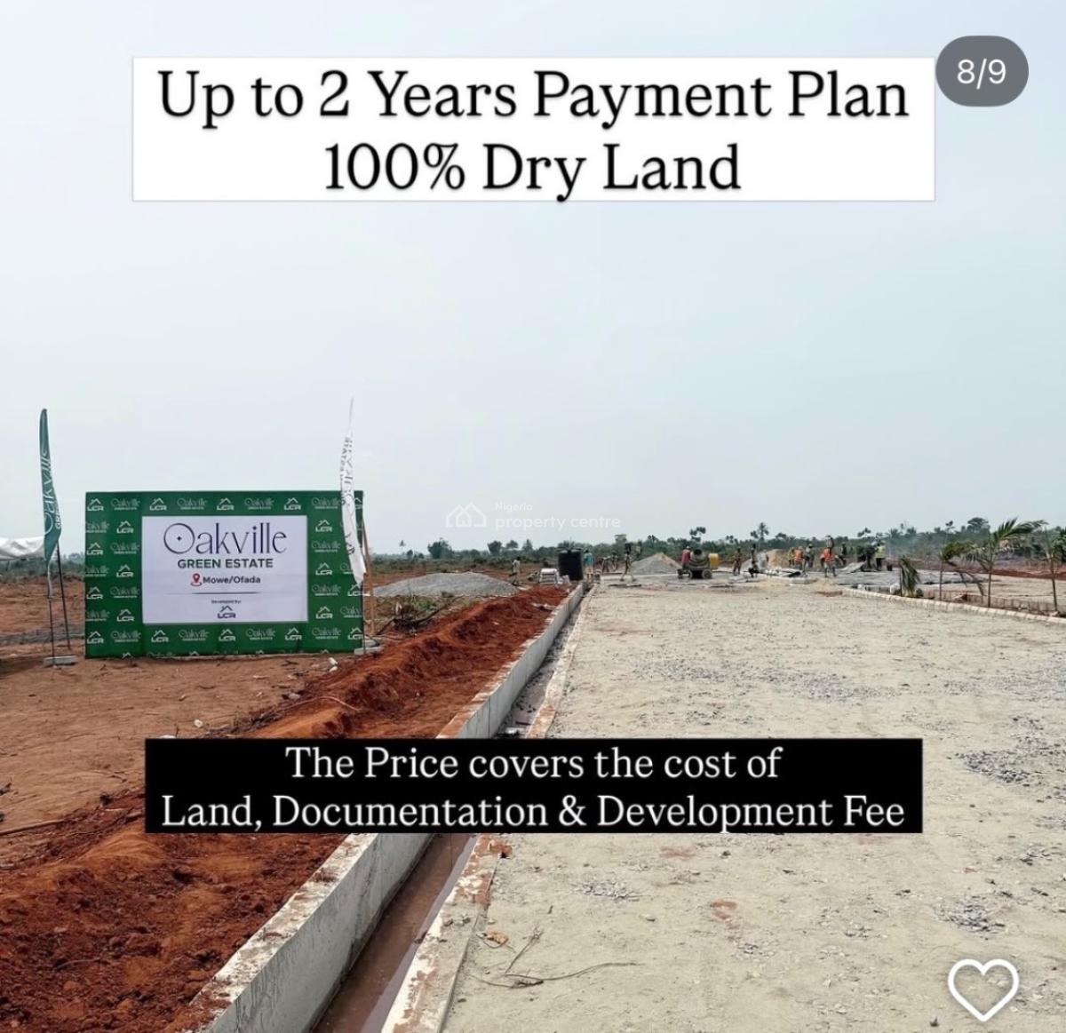 Buy & Build Land in Ogun State with C of O  Start with ₦500k Deposit, Mowe Ofada Ogun, Mowe Ofada, Ogun, Mixed-use Land for Sale