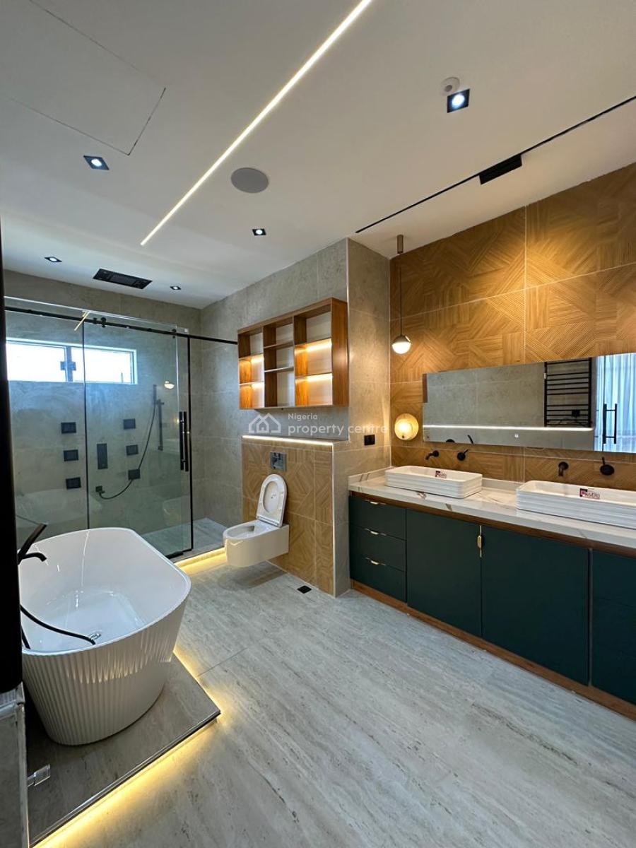 Outstanding Luxury Spacious 5 Bedroom Fully Detached Duplex with Bq, Ikate, Lekki, Lagos, Detached Duplex for Sale