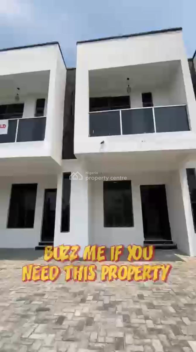 Luxury 3 Bedroom Terrace, Lekki Scheme 2, Ajah, Lagos, Terraced Duplex for Sale