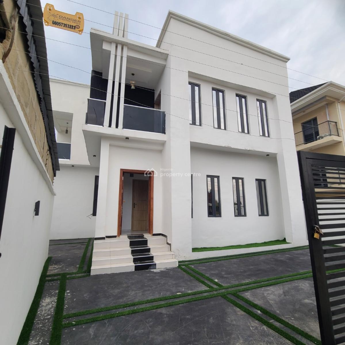 4 Bedroom Duplex & Bq, Sangotedo, Ajah, Lagos, Detached Duplex for Sale
