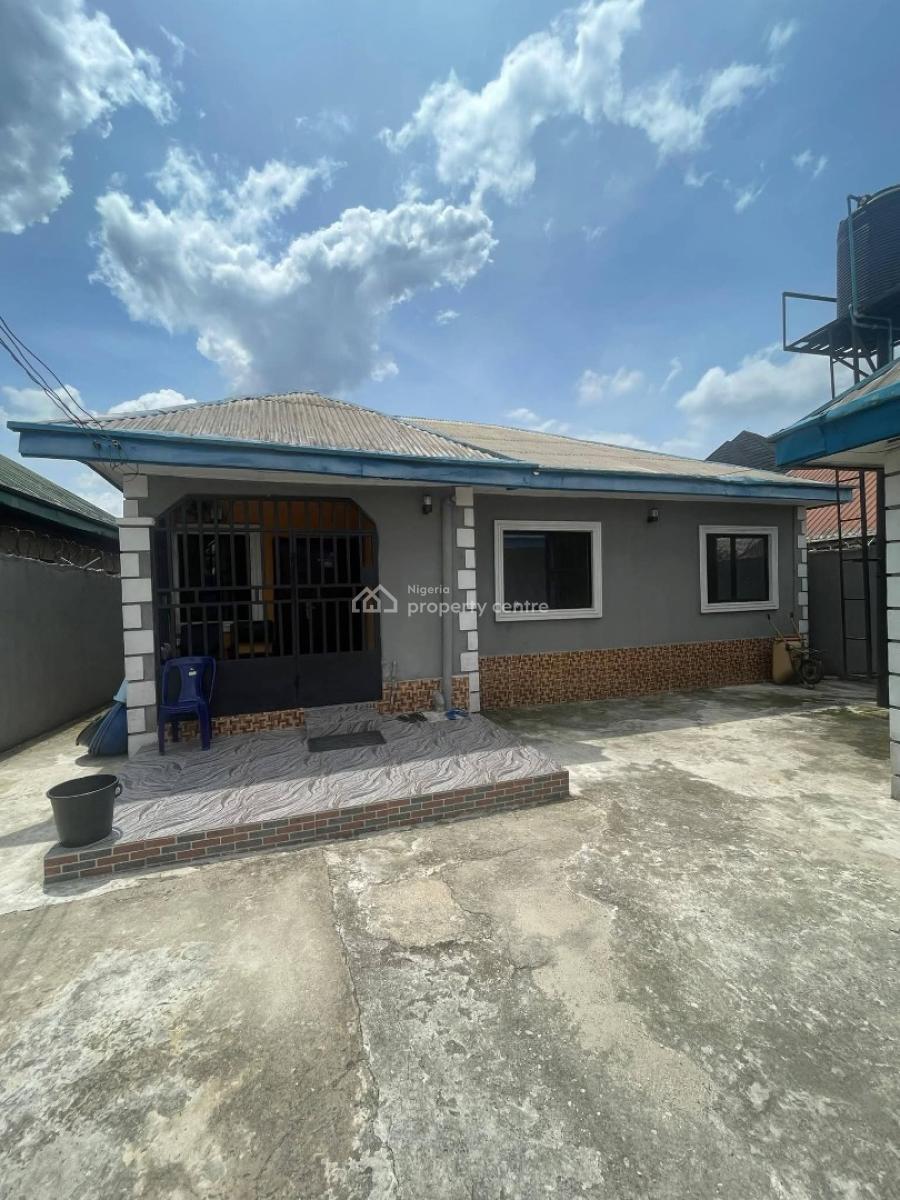 3 Bedroom Flat with 2 Self Contain, Amadi Estate Behind Happy Bite, Rukpokwu, Port Harcourt, Rivers, Detached Bungalow for Sale