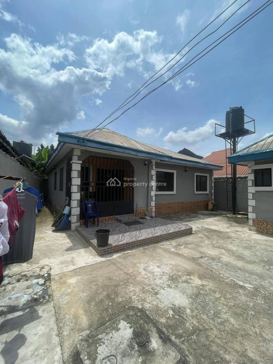 3 Bedroom Flat with 2 Self Contain, Amadi Estate Behind Happy Bite, Rukpokwu, Port Harcourt, Rivers, Detached Bungalow for Sale