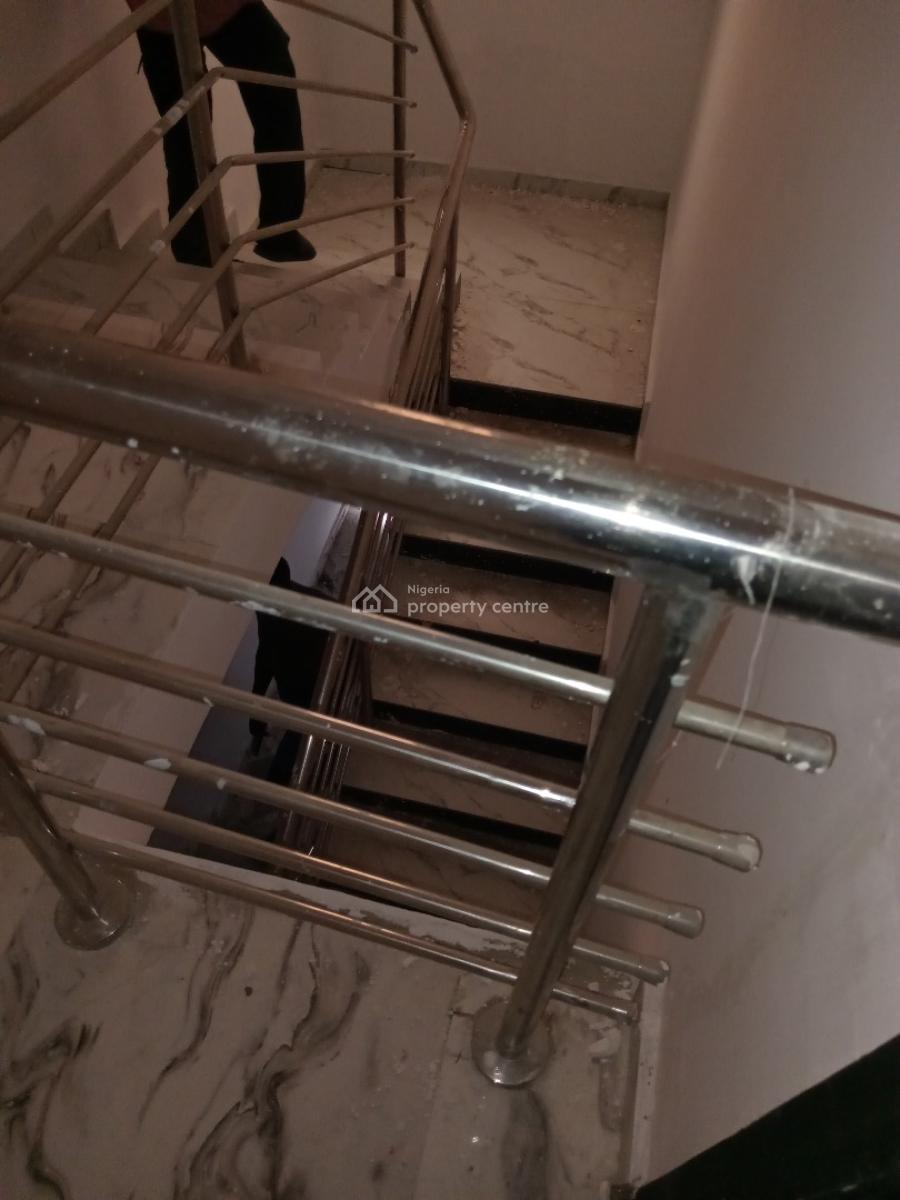 Newly Built 3 Bedroom Flat Upstairs, Sangotedo, Ajah, Lagos, Flat / Apartment for Rent