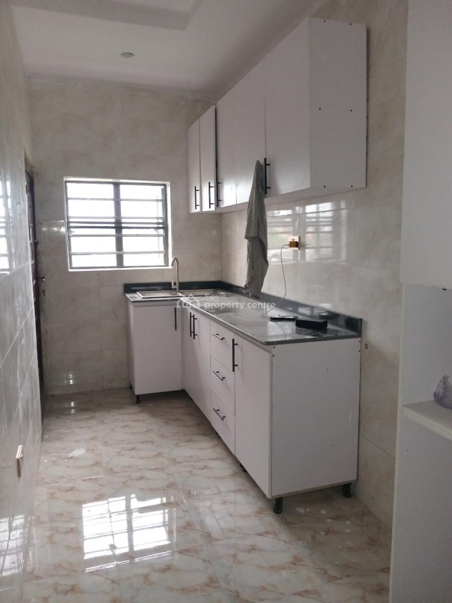 Newly Built 3 Bedroom Flat Upstairs, Sangotedo, Ajah, Lagos, Flat / Apartment for Rent