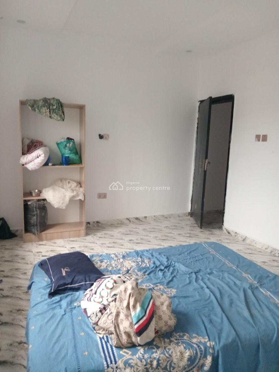 Newly Built 3 Bedroom Flat Upstairs, Sangotedo, Ajah, Lagos, Flat / Apartment for Rent