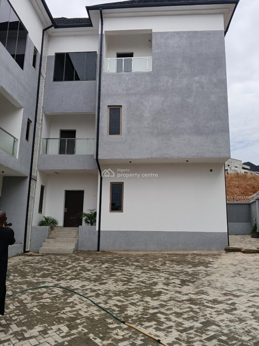Distress Distress Distress 4 Bedrooms Terrace Duplex with 1 Room Bq, Back of Hmedix, Guzape District, Abuja, Terraced Duplex for Sale