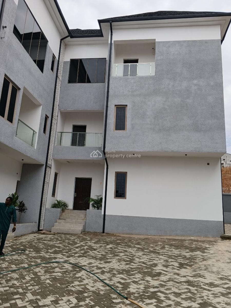 Distress Distress Distress 4 Bedrooms Terrace Duplex with 1 Room Bq, Back of Hmedix, Guzape District, Abuja, Terraced Duplex for Sale