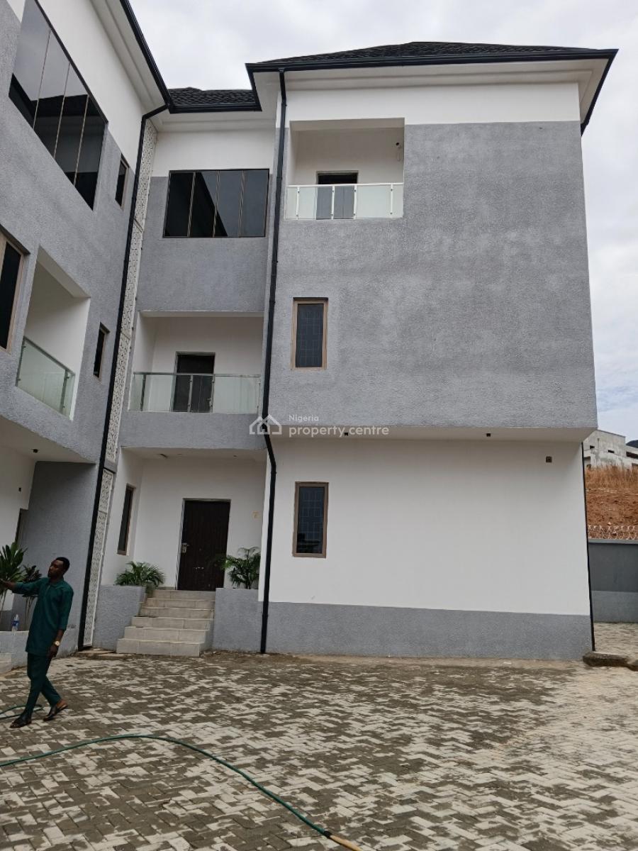Distress Distress Distress 4 Bedrooms Terrace Duplex with 1 Room Bq, Back of Hmedix, Guzape District, Abuja, Terraced Duplex for Sale