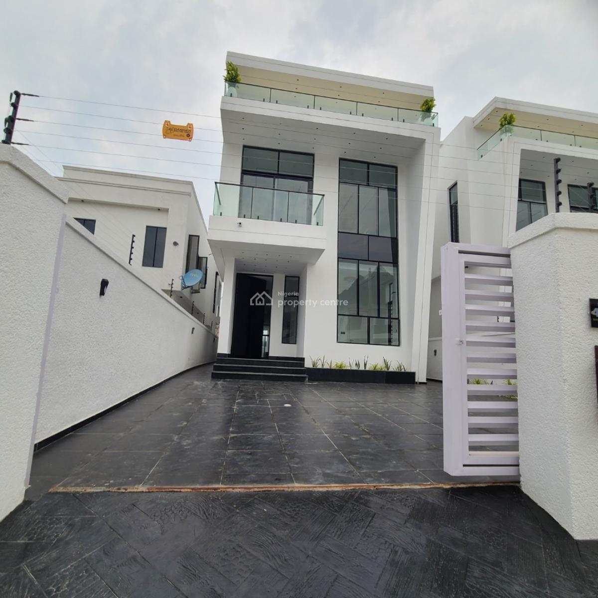 Luxury 5 Bedroom Duplex, Sangotedo, Ajah, Lagos, Detached Duplex for Sale