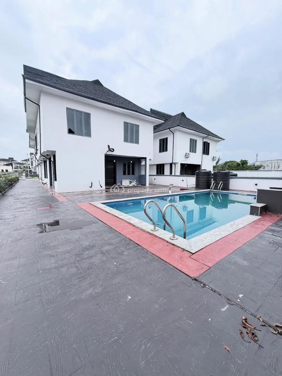 Five Bedroom Fully Detached Duplex with Bq, Swimming Pool, Royal Garden Estate, Ajah, Lagos, Detached Duplex for Sale